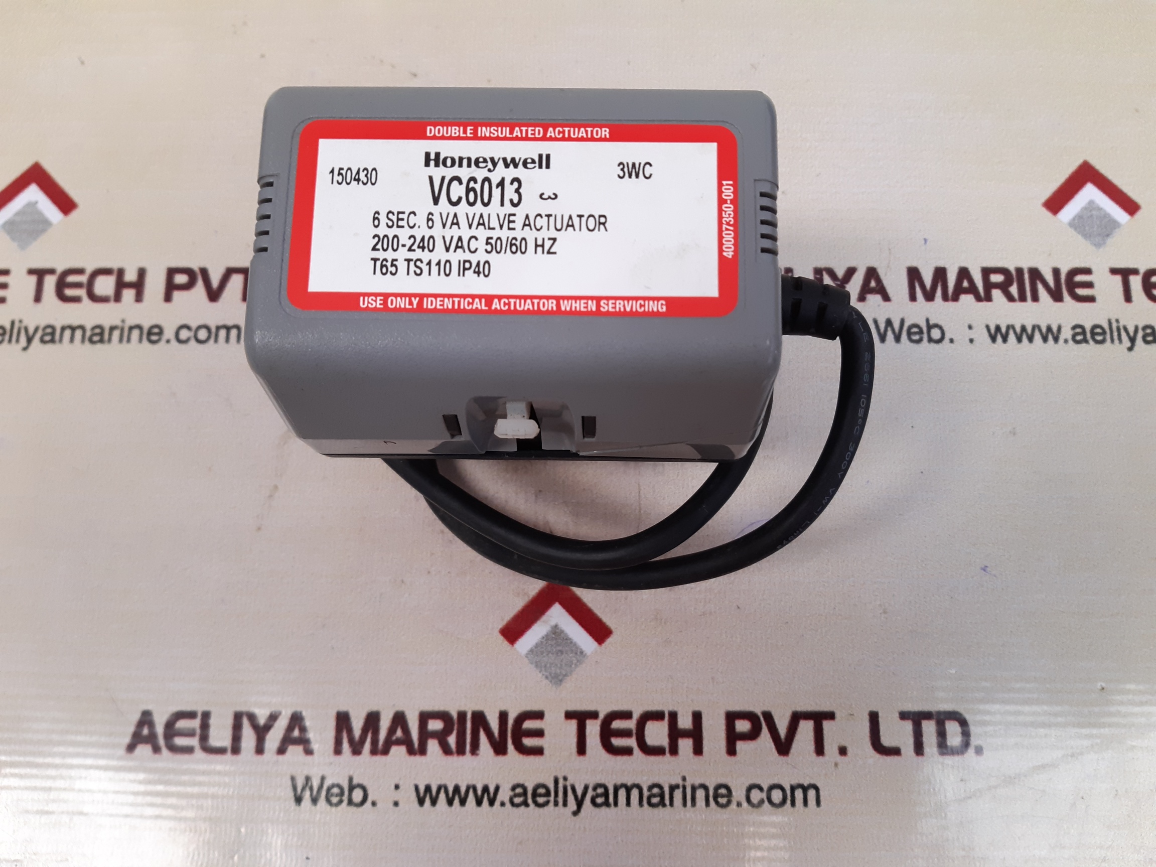 HONEYWELL VC6013 3 DOUBLE INSULATED ACTUATOR