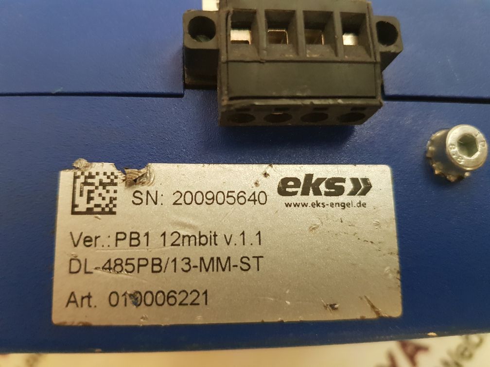 EKS-ENGEL DL-485PB/13-MM-ST PROFIBUS FIBER OPTIC SYSTEM