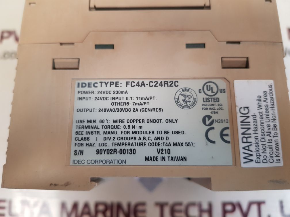 IDEC MICROSMART FC4A-C24R2C PLC CPU