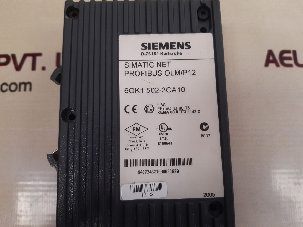 SIEMENS SIMATIC NET 6GK1 502-3CA10 PROFIBUS OLM