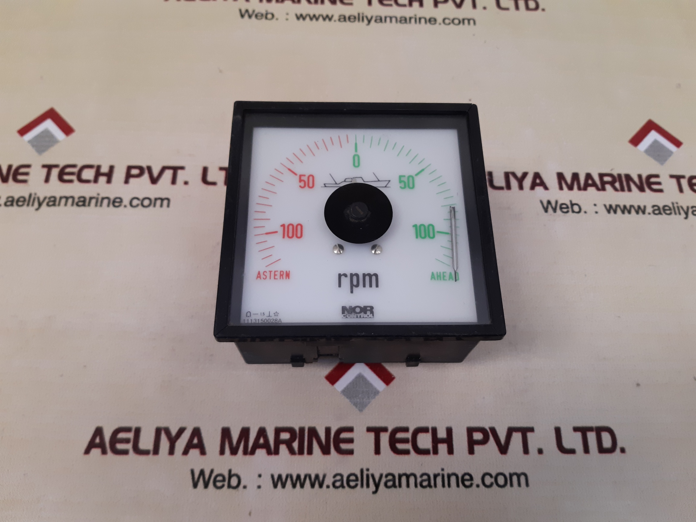 DEIF/NOR CONTROL DLQ96-PC-NB RPM METER