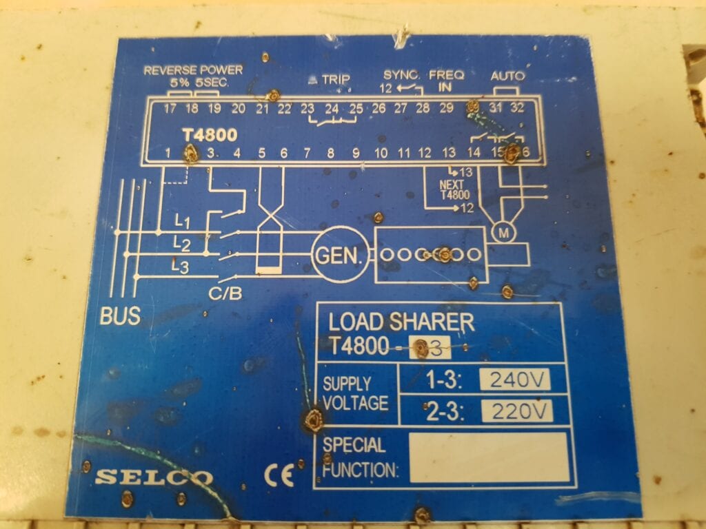 SELCO T4800-03 LOAD SHARER CONTROLLER