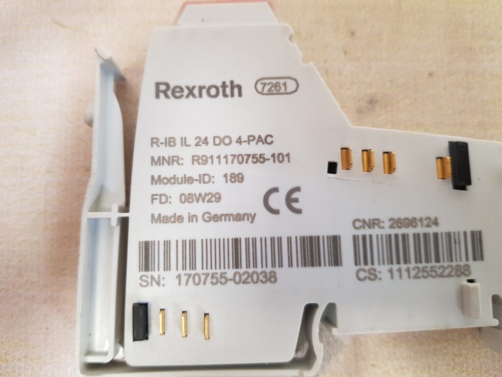 REXROTH R-IB IL 24 DO 4-PAC INLINE DIGITAL OUTPUT MODULE