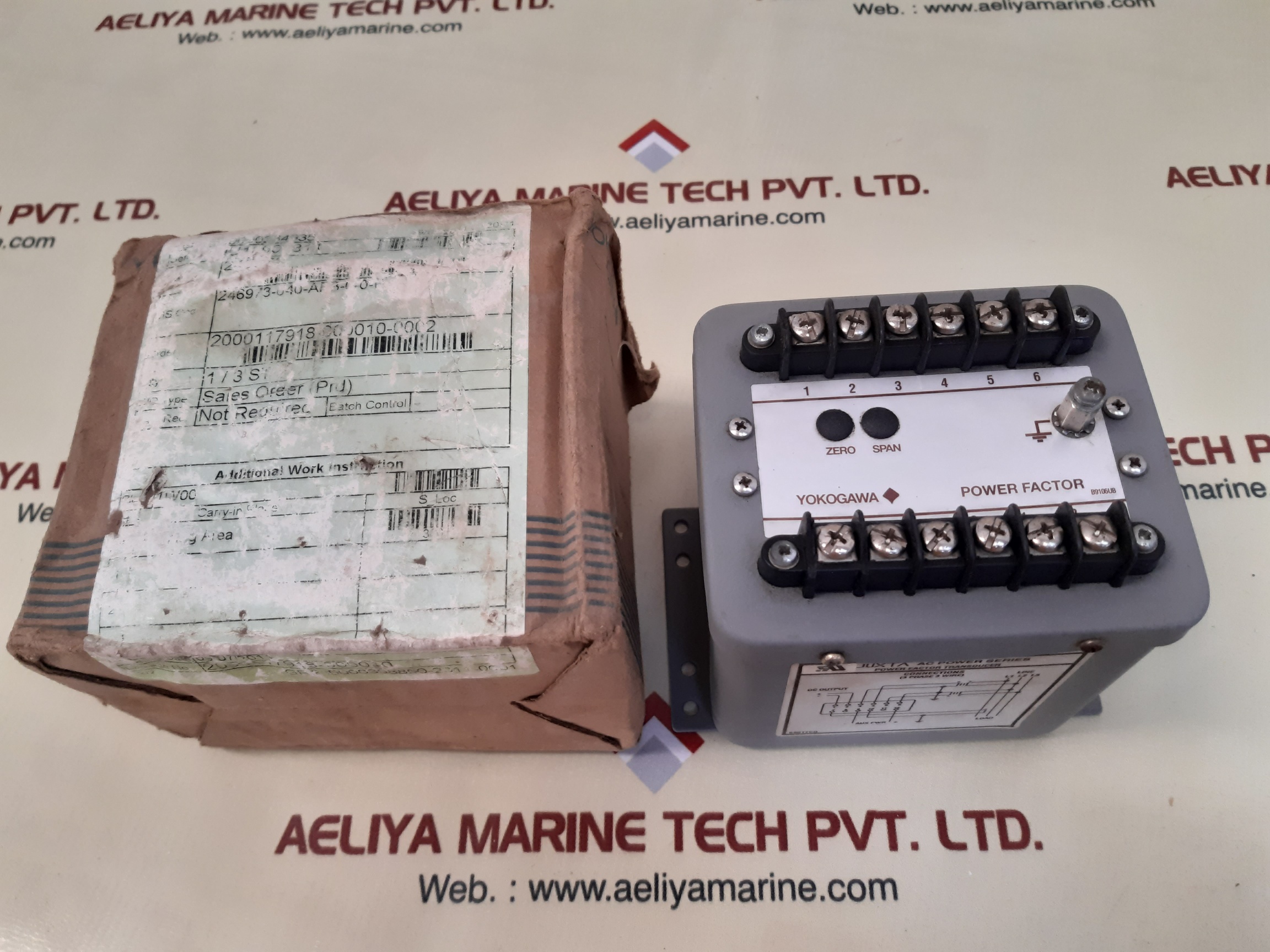 YOKOGAWA 246973-640-AFB-0-0P POWER FACTOR TRANSDUCER