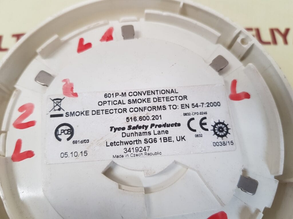 TYCO 516.600.201 OPTICAL SMOKE DETECTOR