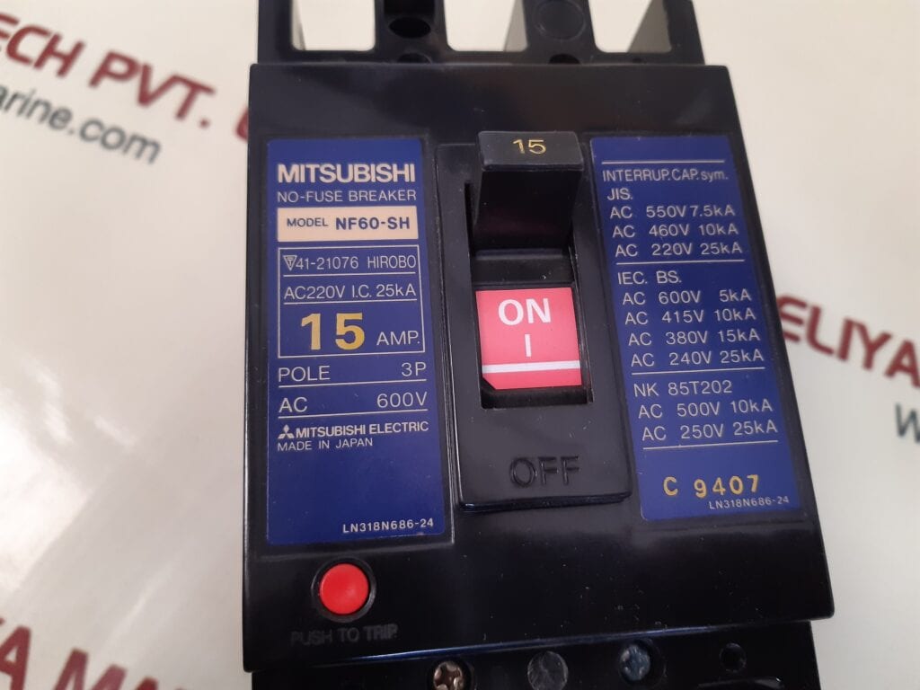 MITSUBISHI ELECTRIC NF60-SH NO FUSE BREAKER