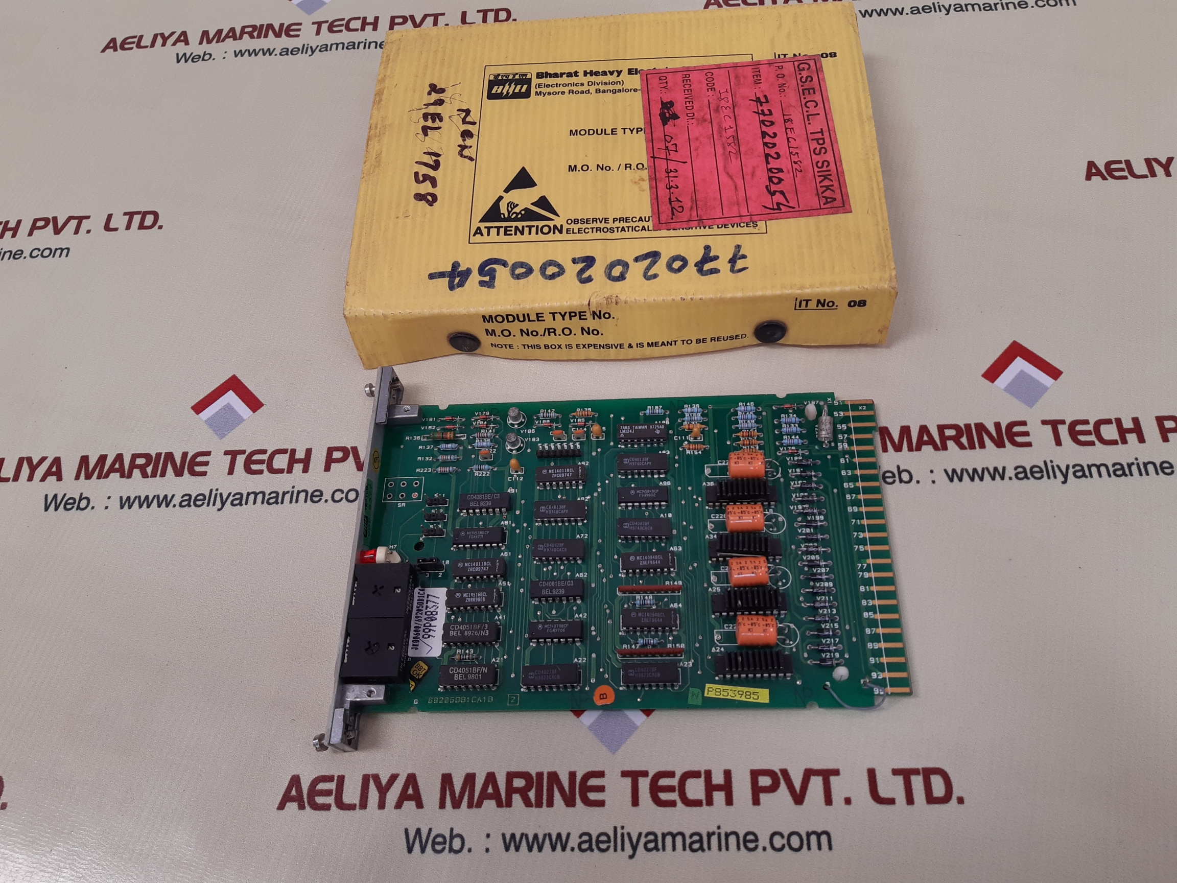 BHARAT HEAVY ELECTRICALS 692-05-OB1CA PCB CARD