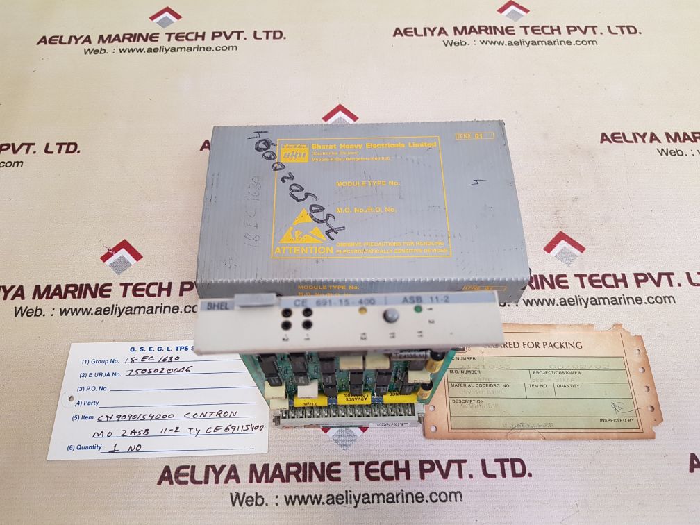 BHARAT HEAVY ELECTRICALS CE 691-15-400 PCB CARD