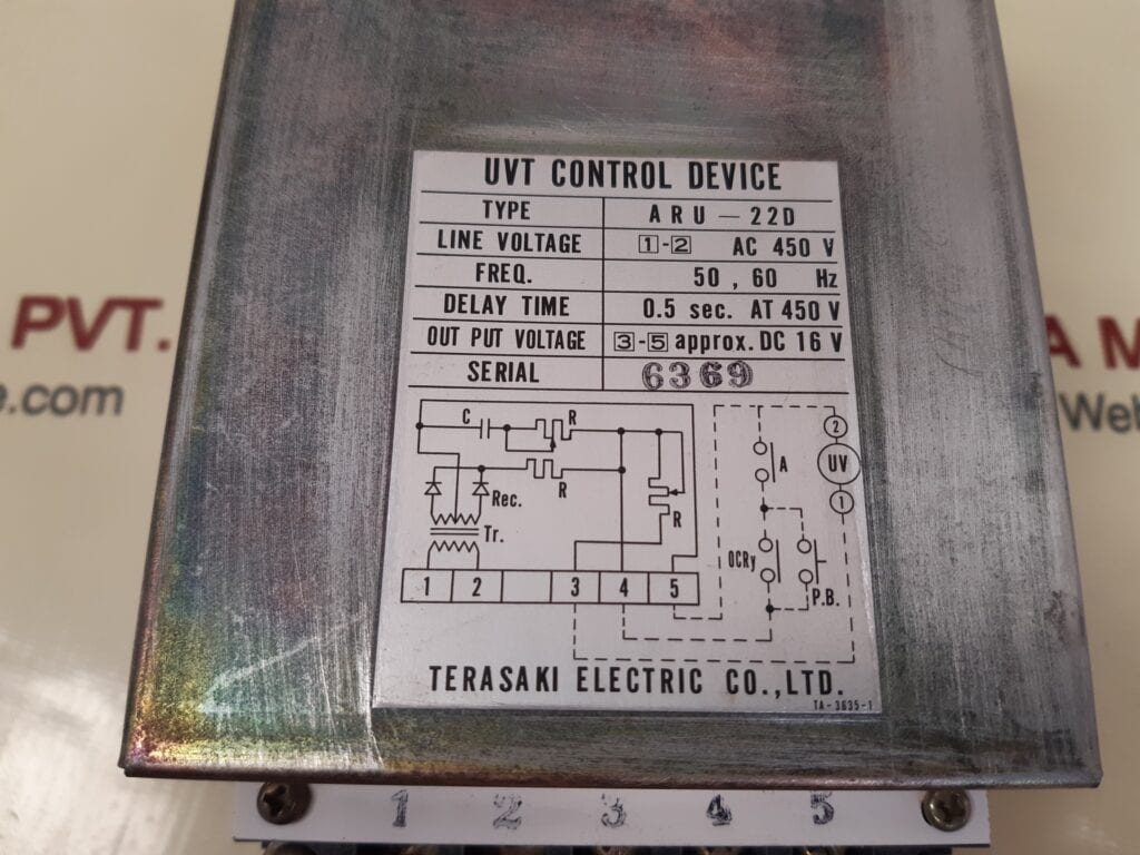 TERASAKI ARU-22D UVT CONTROL DEVICE