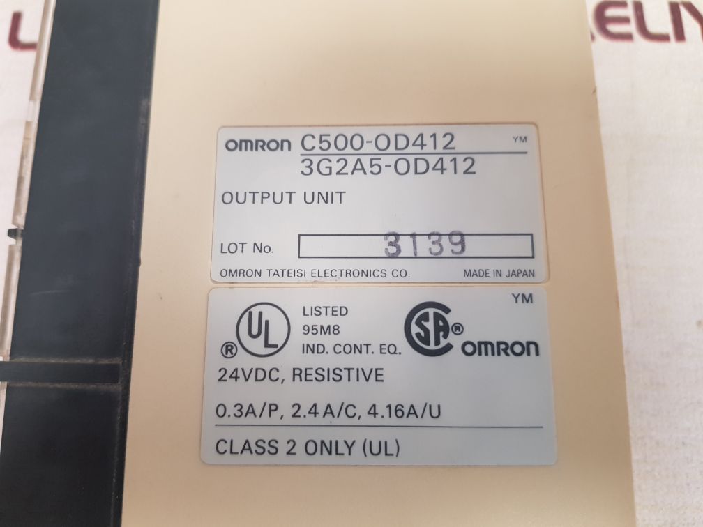 OMRON C500-OD412 OUTPUT UNIT 3G2A5-OD412