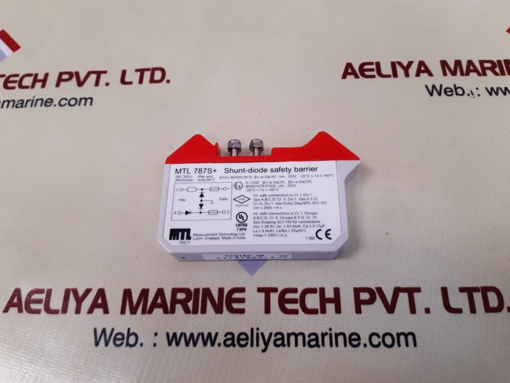 MEASUREMENT TECHNOLOGY MTL 787S+ SHUNT-DIODE SAFETY BARRIER