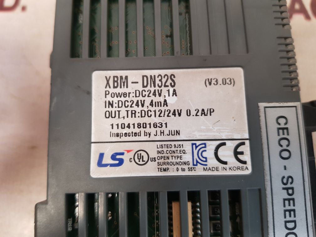 LS XBM-DN32S PROGRAMMABLE CONTROLLER DC24V,1A(V3.03)