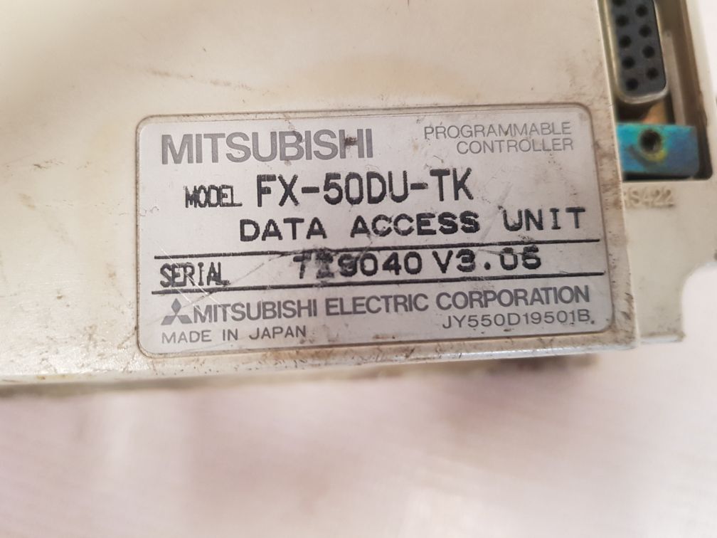MITSUBISHI FX-50DU-TK PROGRAMMABLE CONTROLLER