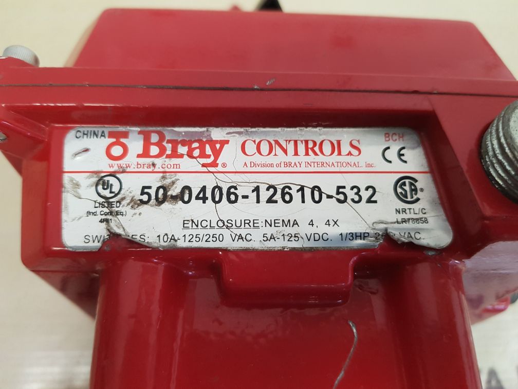 BRAY 50-0406-12610-532 VALVE STATUS MONITOR NEMA 4