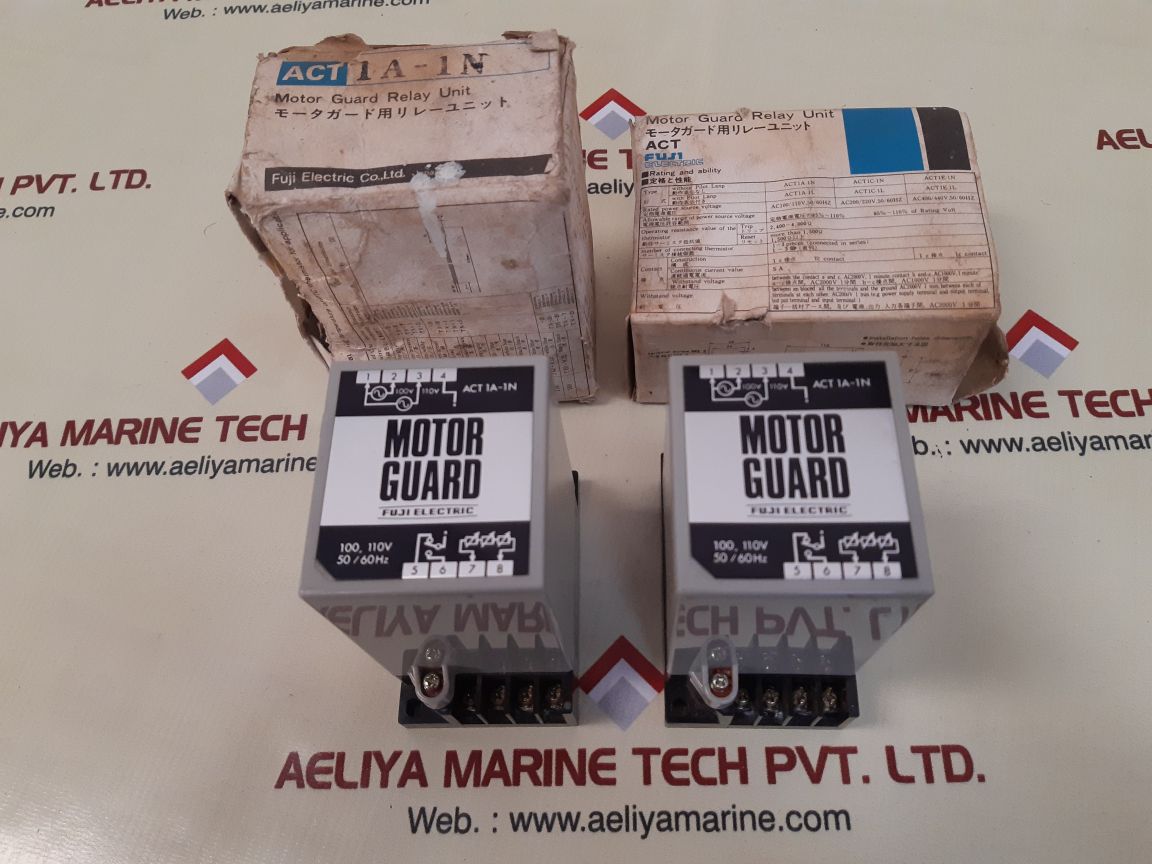 FUJI ELECTRIC ACT 1A-1N MOTOR GUARD RELAY UNIT