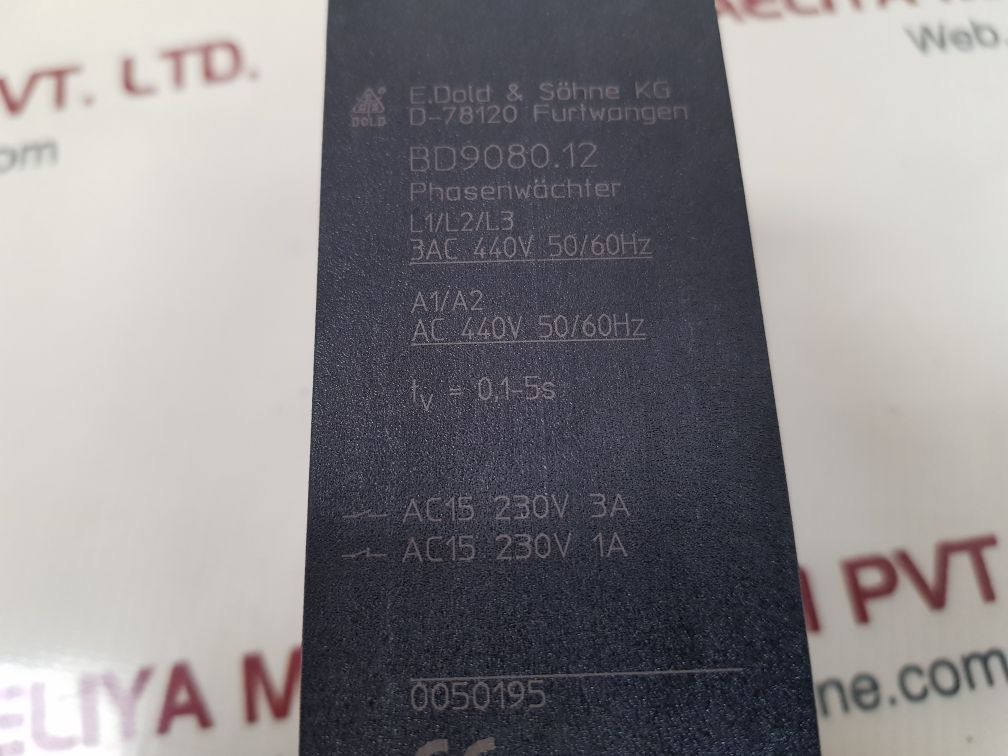 E.DOLD & SOHNE BD9080 AC PHASE MONITOR BD9080.12