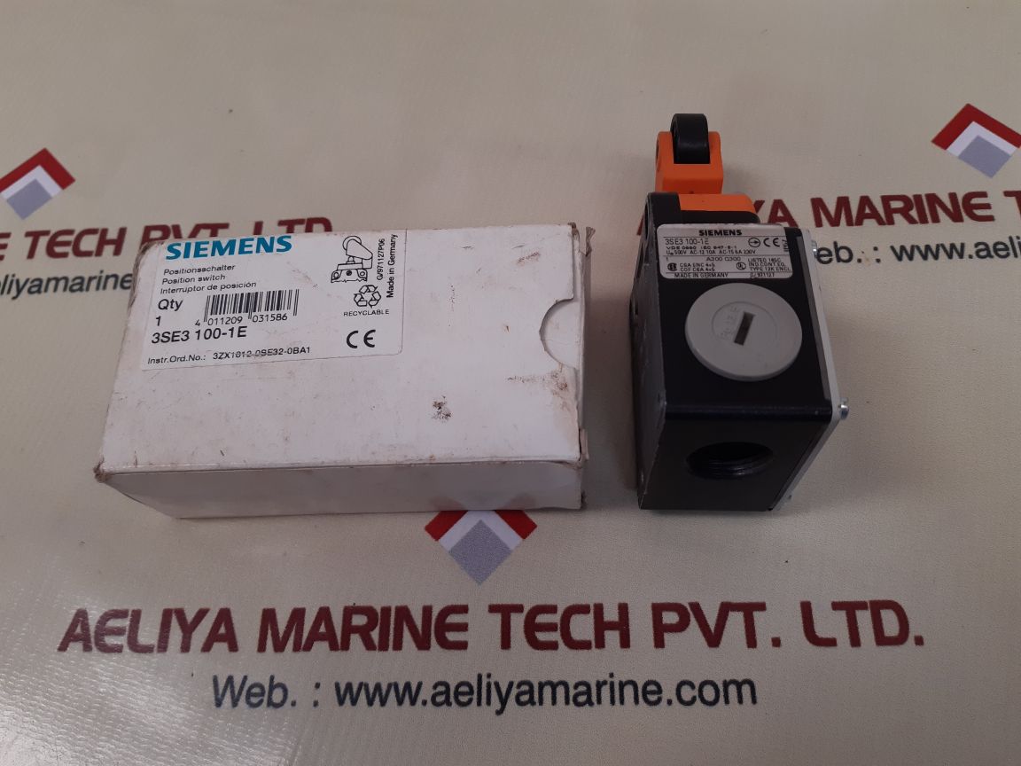 SIEMENS 3SE3 100-1E POSITION LIMIT SWITCH G/971127P06