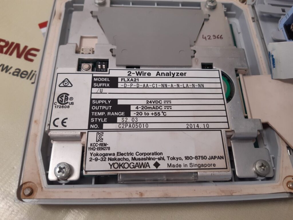 YOKOGAWA FLXA21 LIQUID ANALYZER