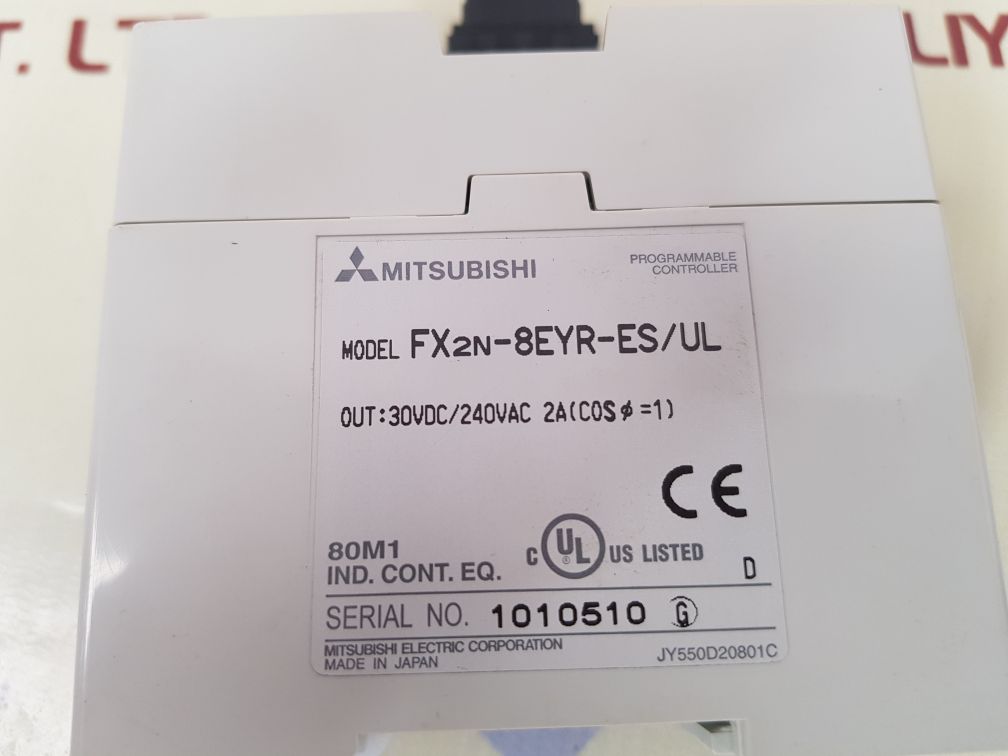 MITSUBISHI FX2N-8EYR-ES/UL PROGRAMMABLE CONTROLLER