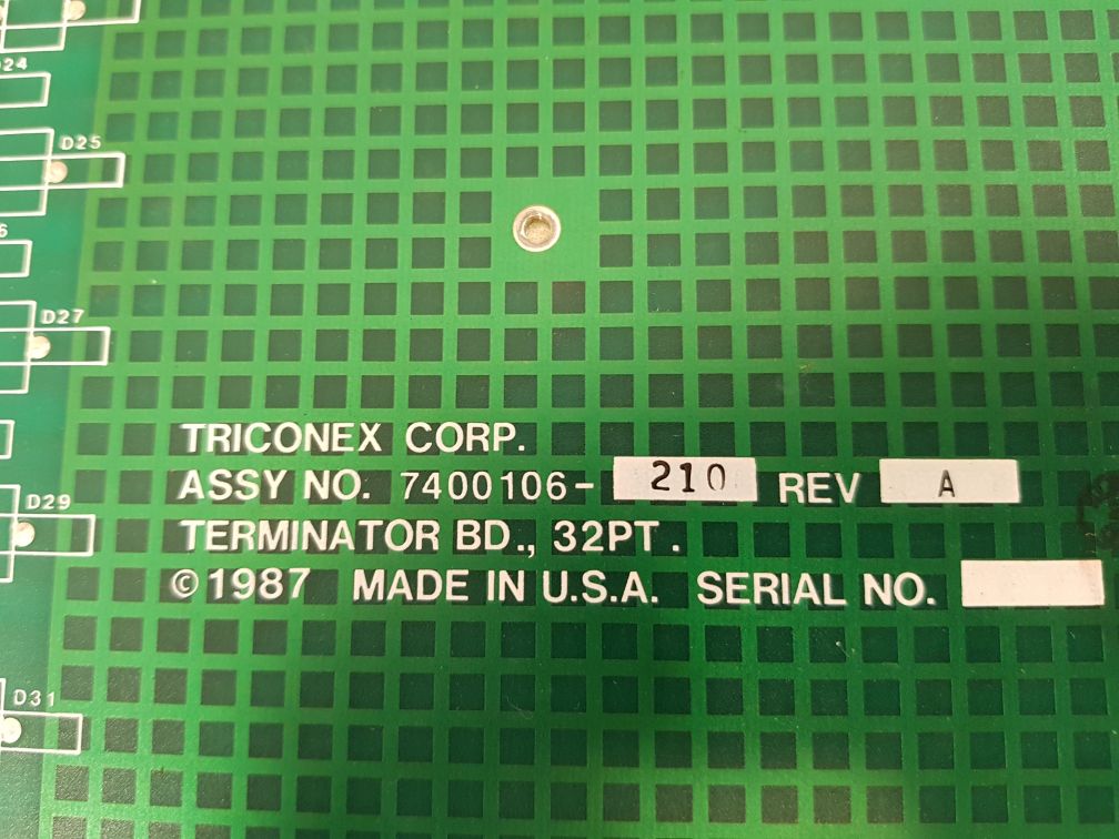 TRICONEX 7400 106-210 CIRCUIT CARD