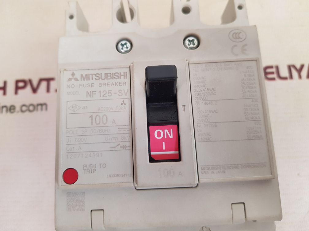 MITSUBISHI NF125-SV CIRCUIT BREAKER 1207124291