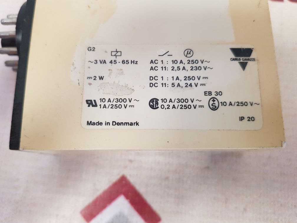 CARLO GAVAZZI SM 190 230 3-PHASE SEQUENCE CURRENT RELAY