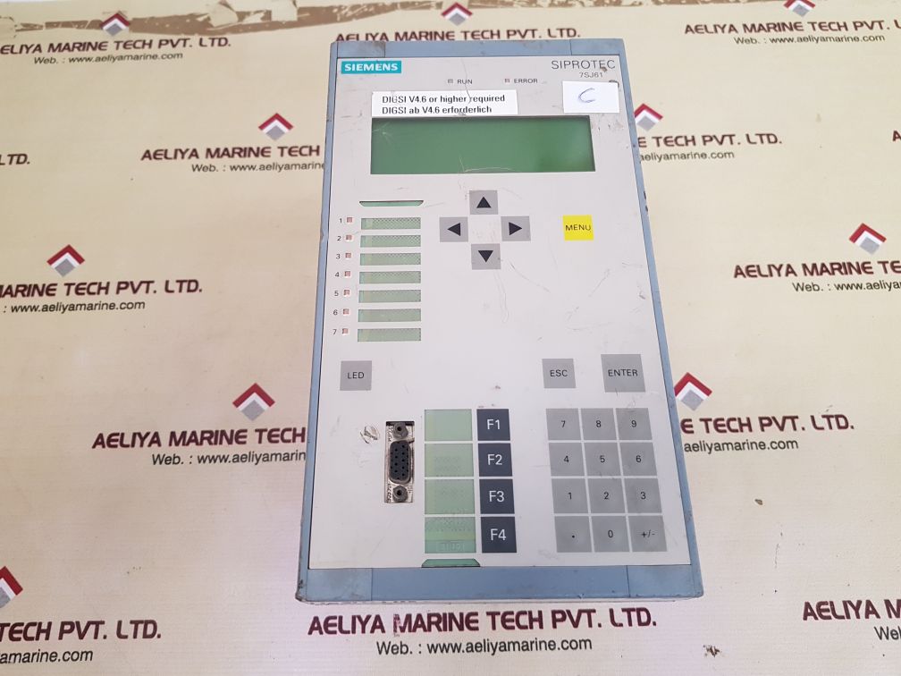 SIEMENS 7SJ6111-5EB20-1HA0 OVERCURRENT PROTECTION AND CONTROL