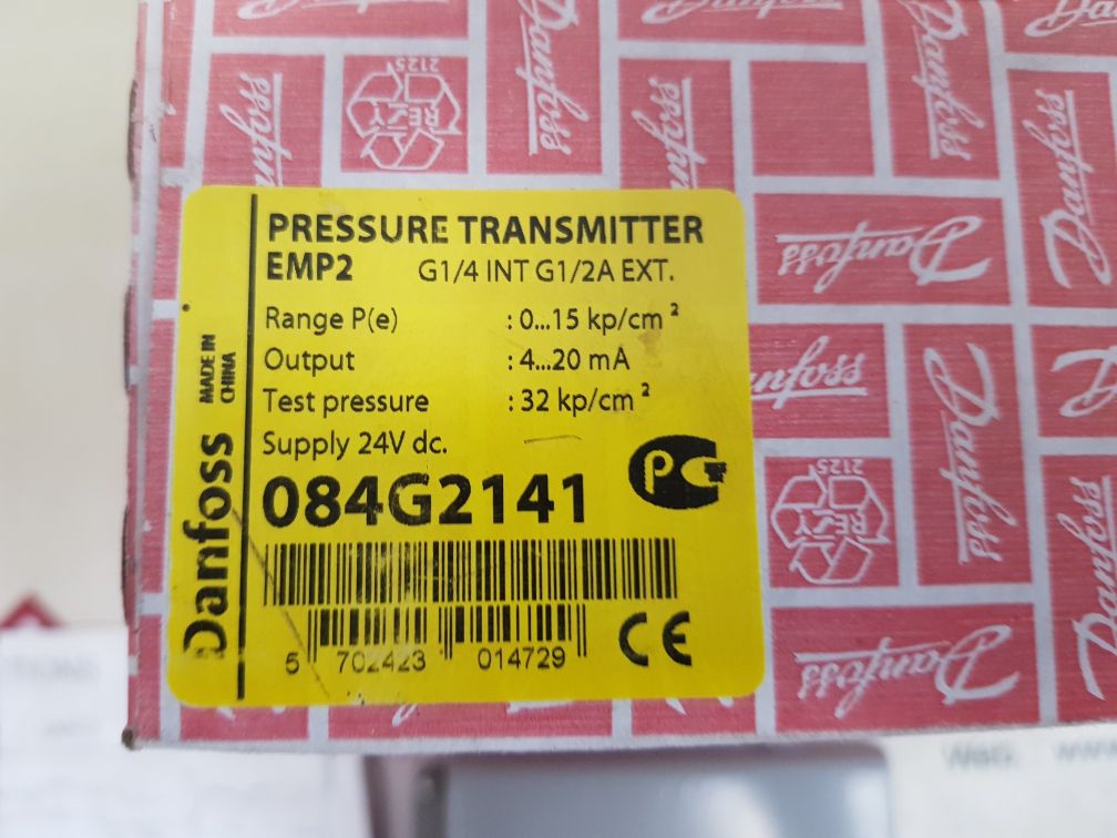 DANFOSS 084G2141 PRESSURE TRANSMITTER