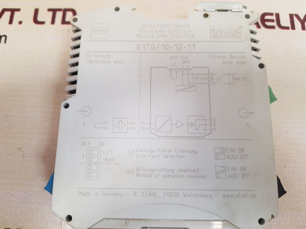 STAHL 9170/10-12-11 SWITCHING REPEATER