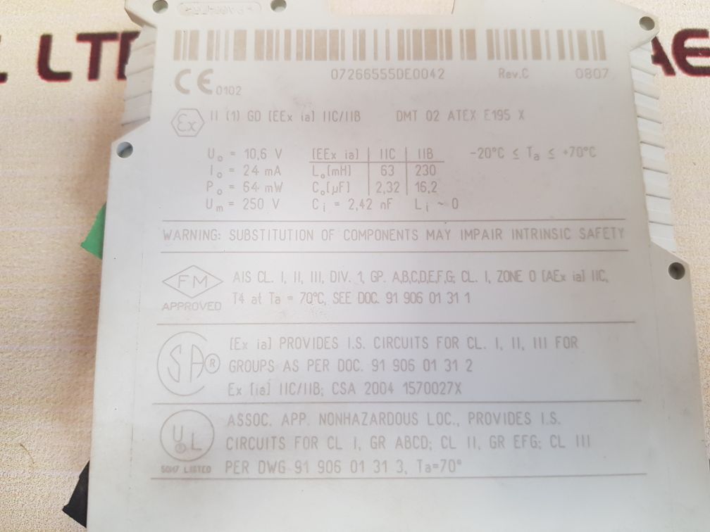 STAHL 9170/10-12-11 SWITCHING REPEATER