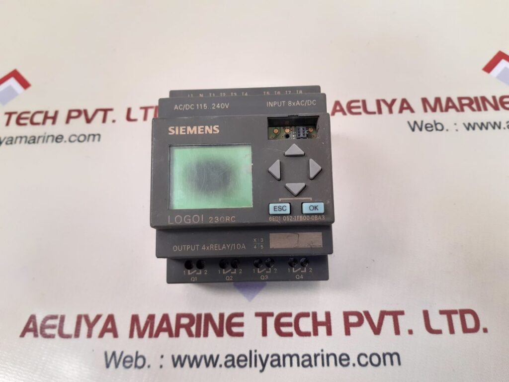 SIEMENS 6ED1 052-1FB00-0BA3 LOGO 230RC