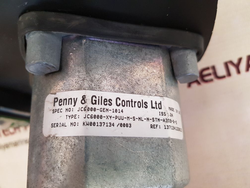 PENNY & GILES JC6000-XY-PUU-M-S-NL-STN-A3RB-R-S JOYSTICK CONTROLLER