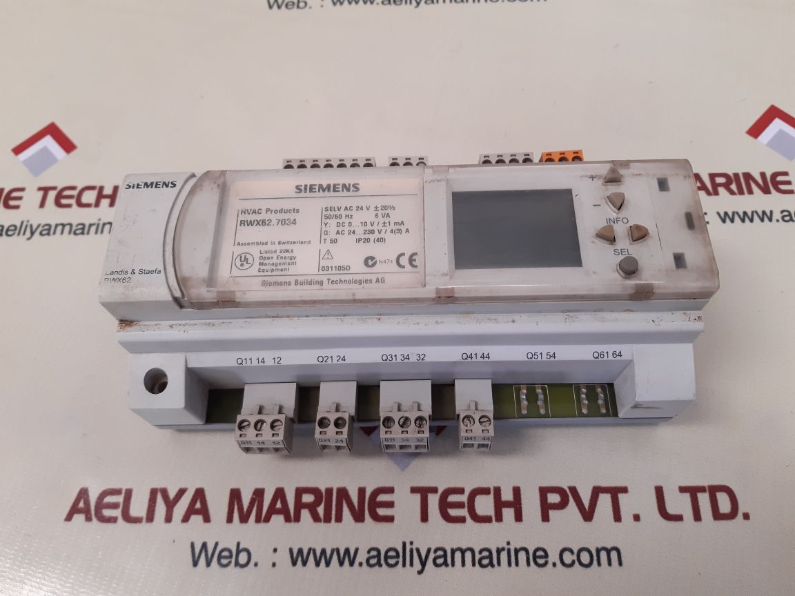 SIEMENS RWX62.7034 CONTROLLER MODULE