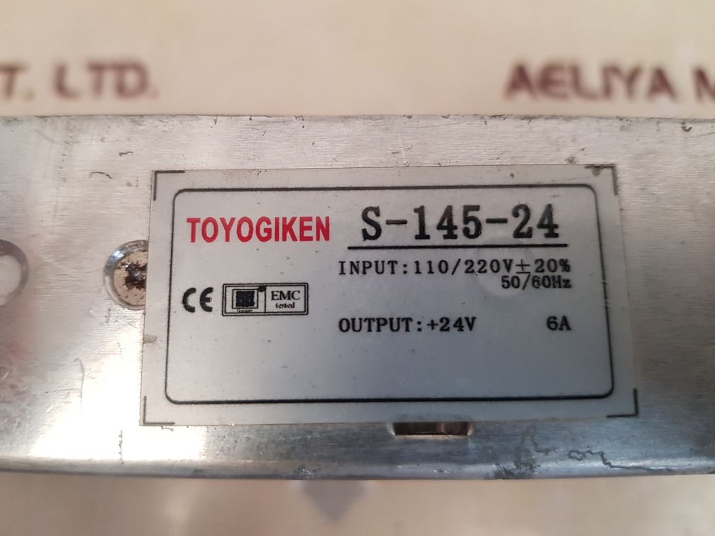 TOYOGIKEN S-145-24 POWER SUPPLY