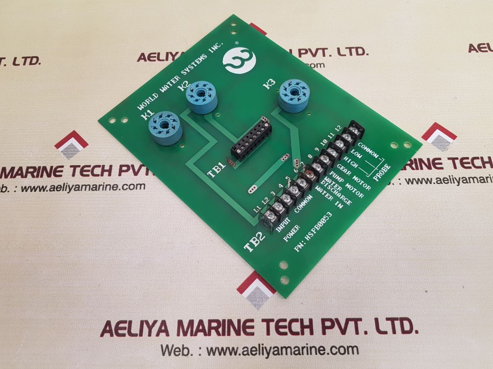 WORLD WATER SYSTEMS HSPB0053 PCB CARD