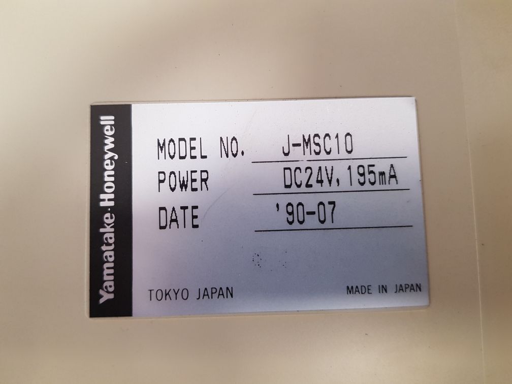 YAMATAKE-HONEYWELL MSC10 MODULE J-MSC10