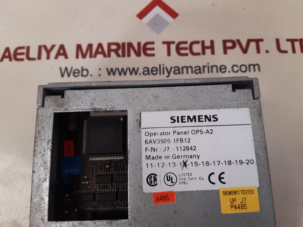 SIEMENS OP5-A2 OPERATOR PANEL 6AV3505-1FB12