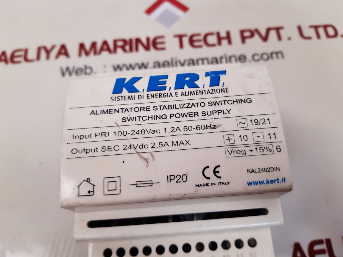 K.E.R.T. KAL2402DIN SWITCHING POWER SUPPLY