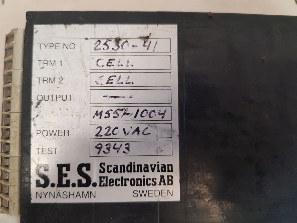SCANDINAVIAN ELECTRONICS SESMON 2530-41