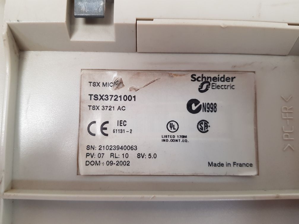 TELEMECANIQUE SCHNEIDER ELECTRIC TSX3721001 TSX MICRO BASE CONTROLLER