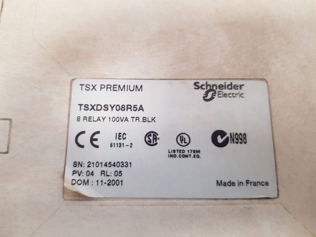 SCHNEIDER ELECTRIC TSX DSY08R5A MODULE