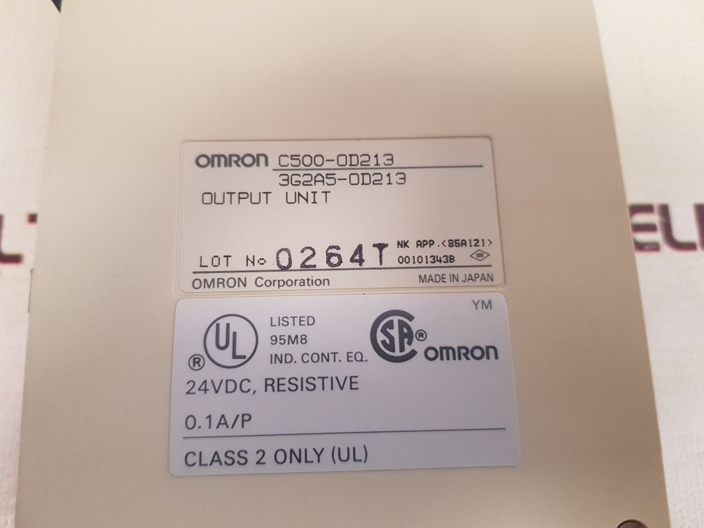 OMRON C500-OD213 OUTPUT UNIT 3G2A5-OD213