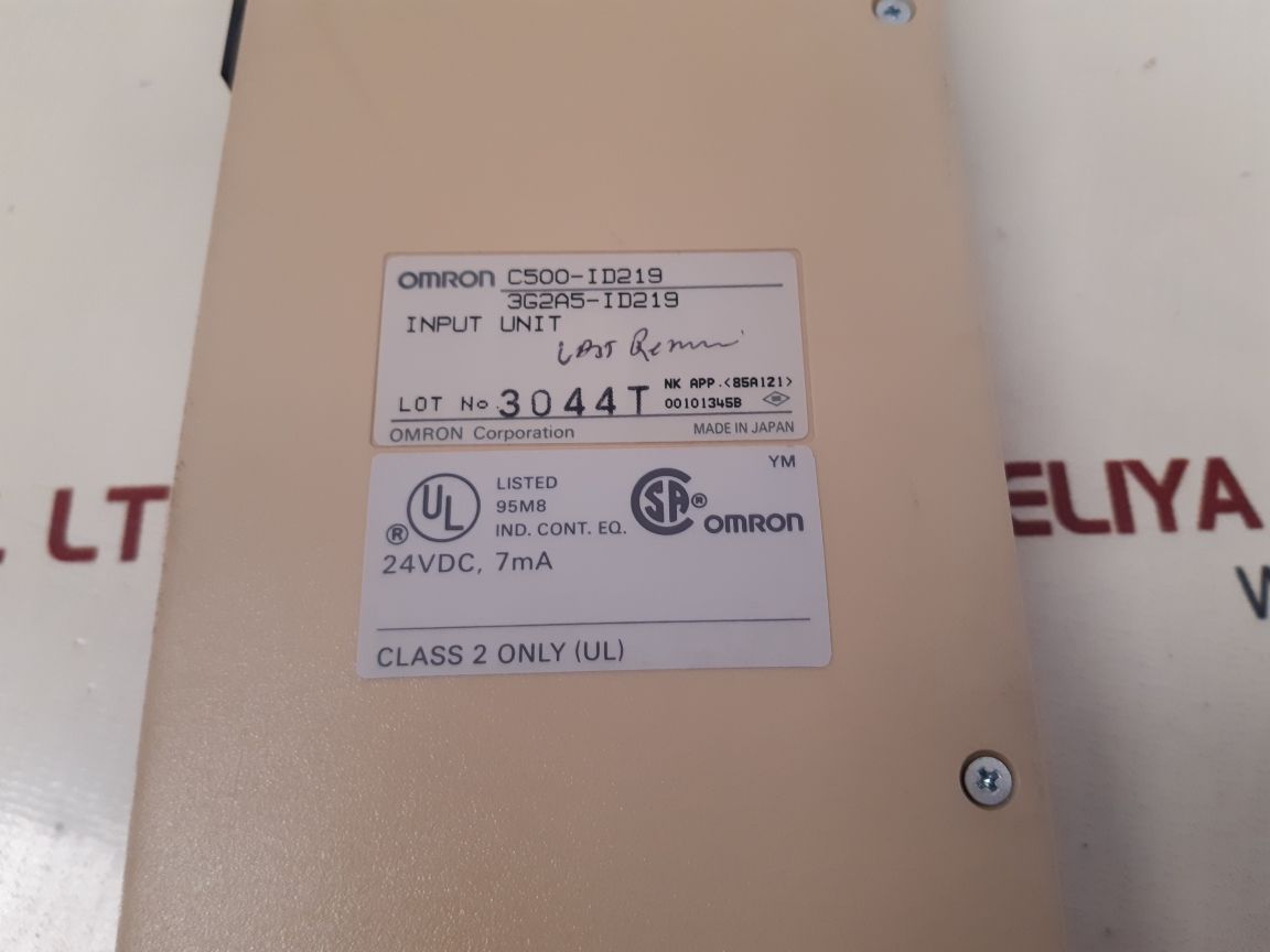 OMRON C500-ID219 INPUT UNIT 3G2A5-ID219