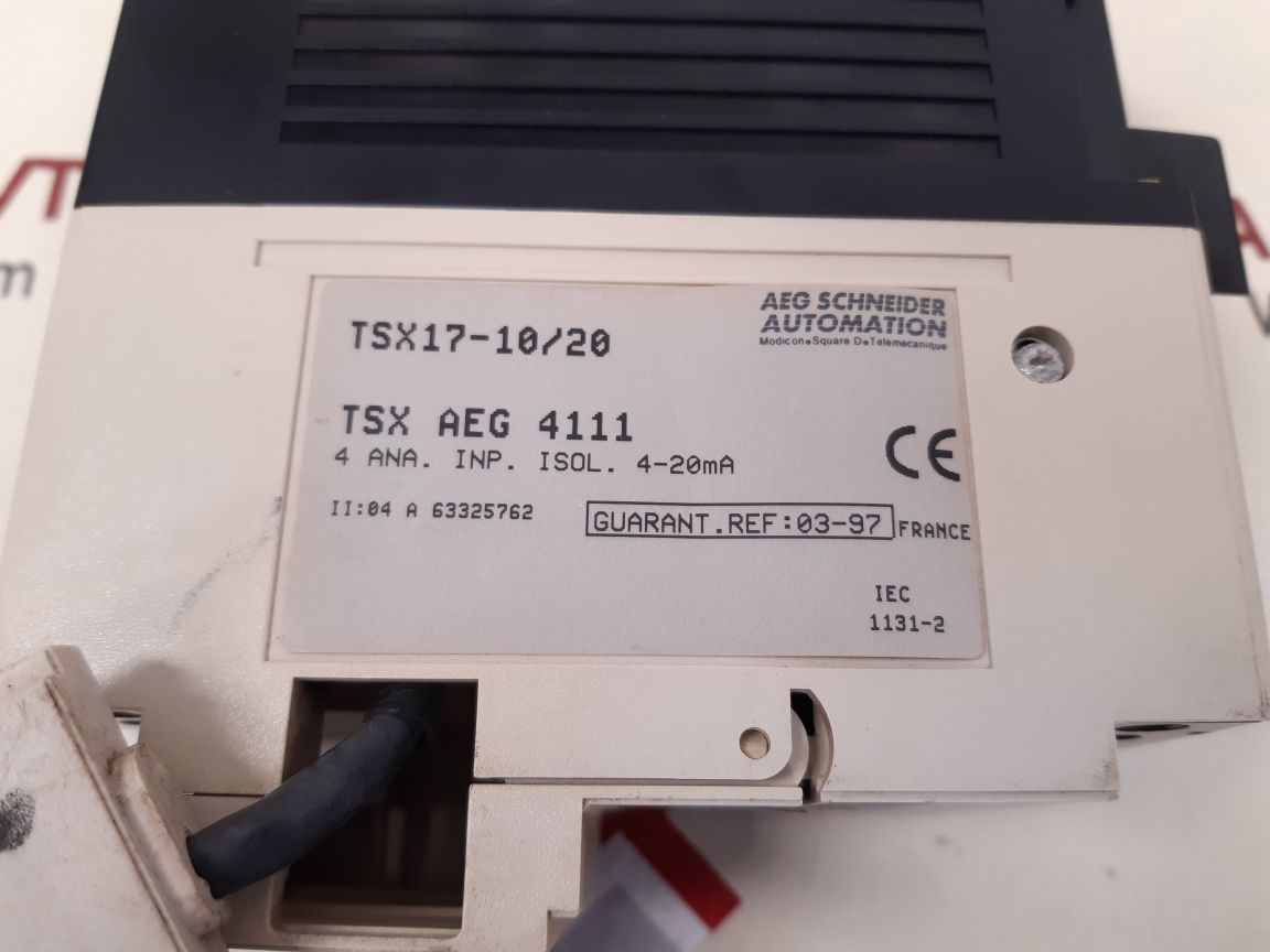 Tsxaeg4111-telemecanique-tsxaeg 4111/module 4 inputs ana used