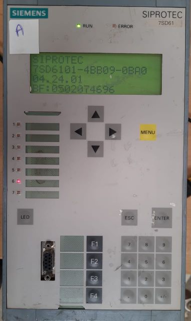 SIEMENS SIPROTEC 7SD6101-4BB09-0BA0 MULTIFUNCTION PROTECTION RELAY