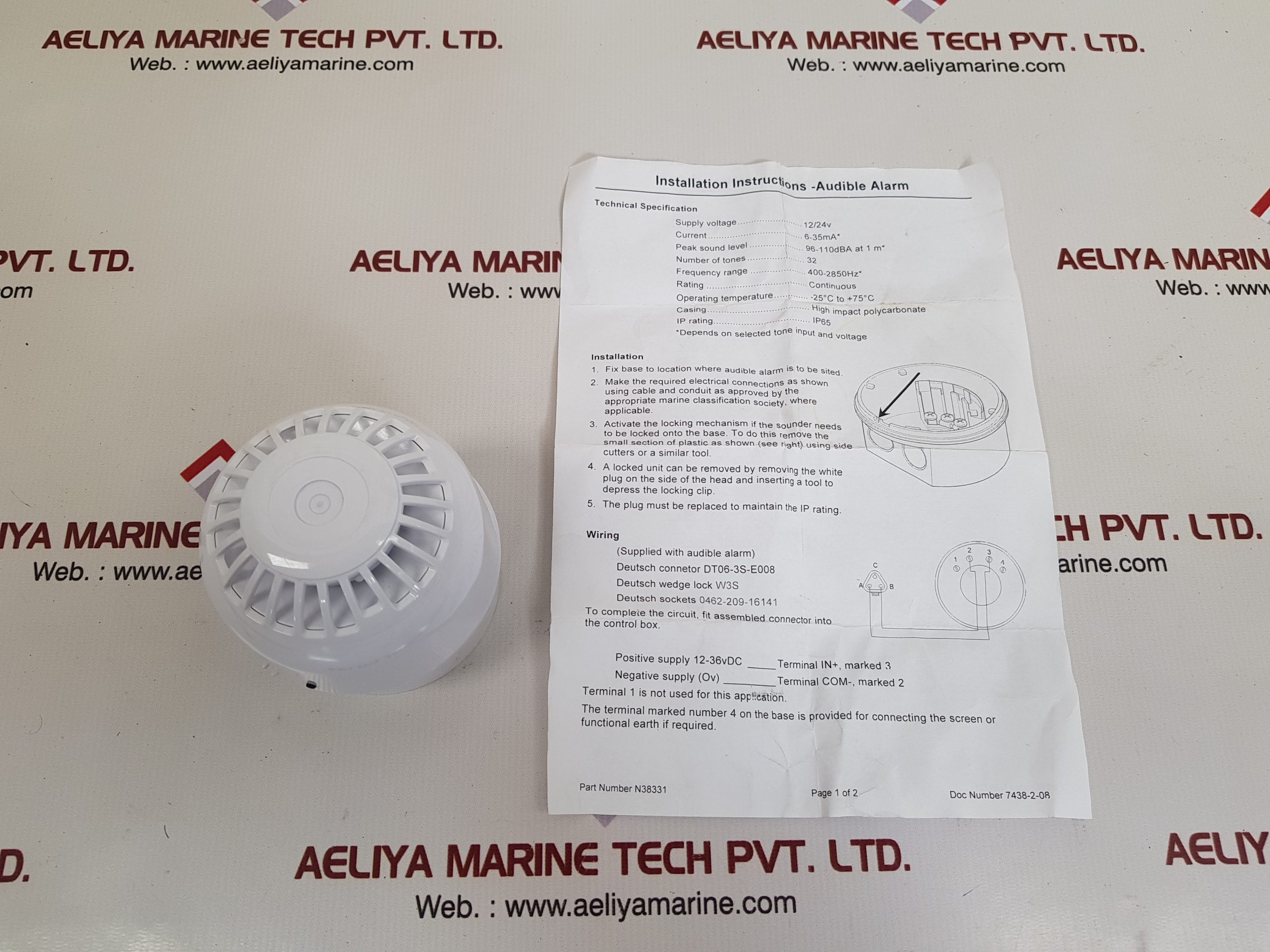 KLAXON PSS-0050 SIGNALS 2.5W MAX