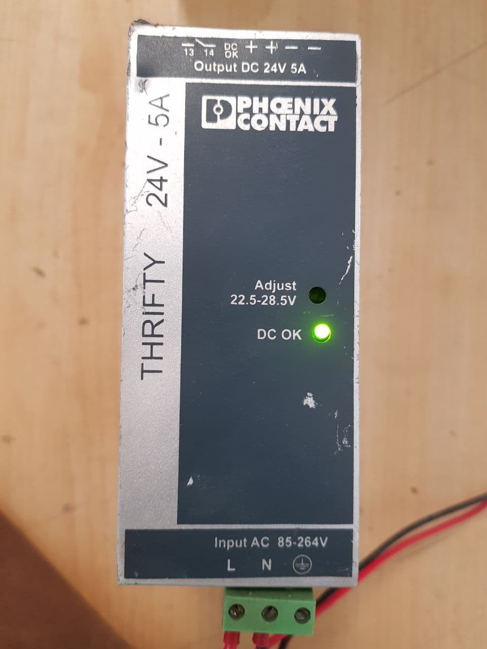 PHOENIX CONTACT THRIFTY 24V-5A THRIFTY SERIES POWER SUPPLY