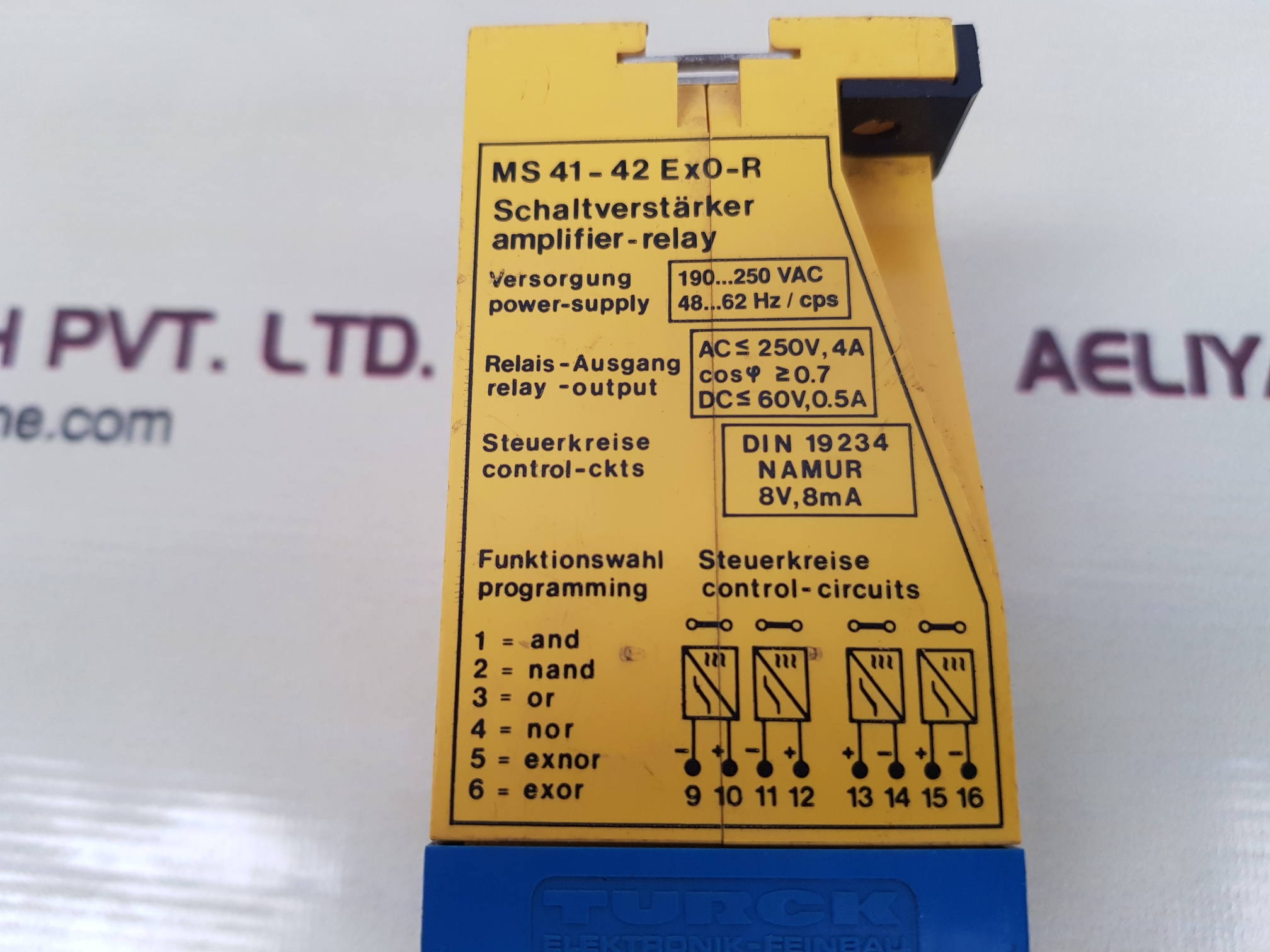 TURCK MS 41-42 EX0-R SWITCHING-AMPLIFIER RELAY