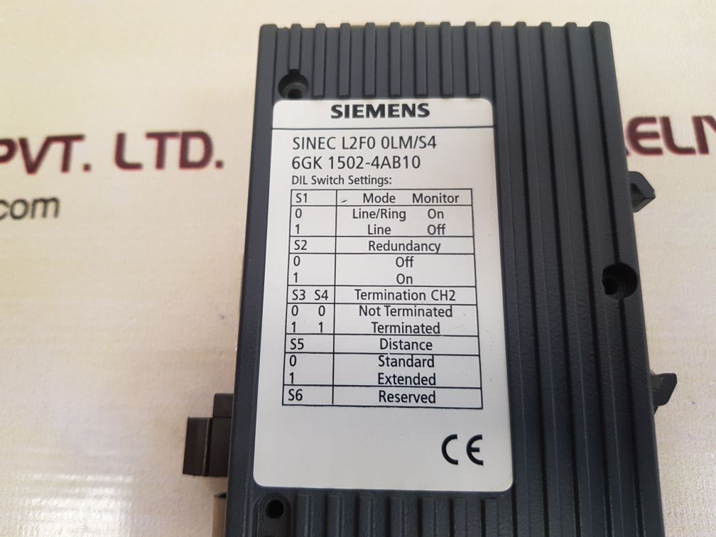 SIEMENS SINEC L2FO OLM/S4 OPTICAL LINK MODULE