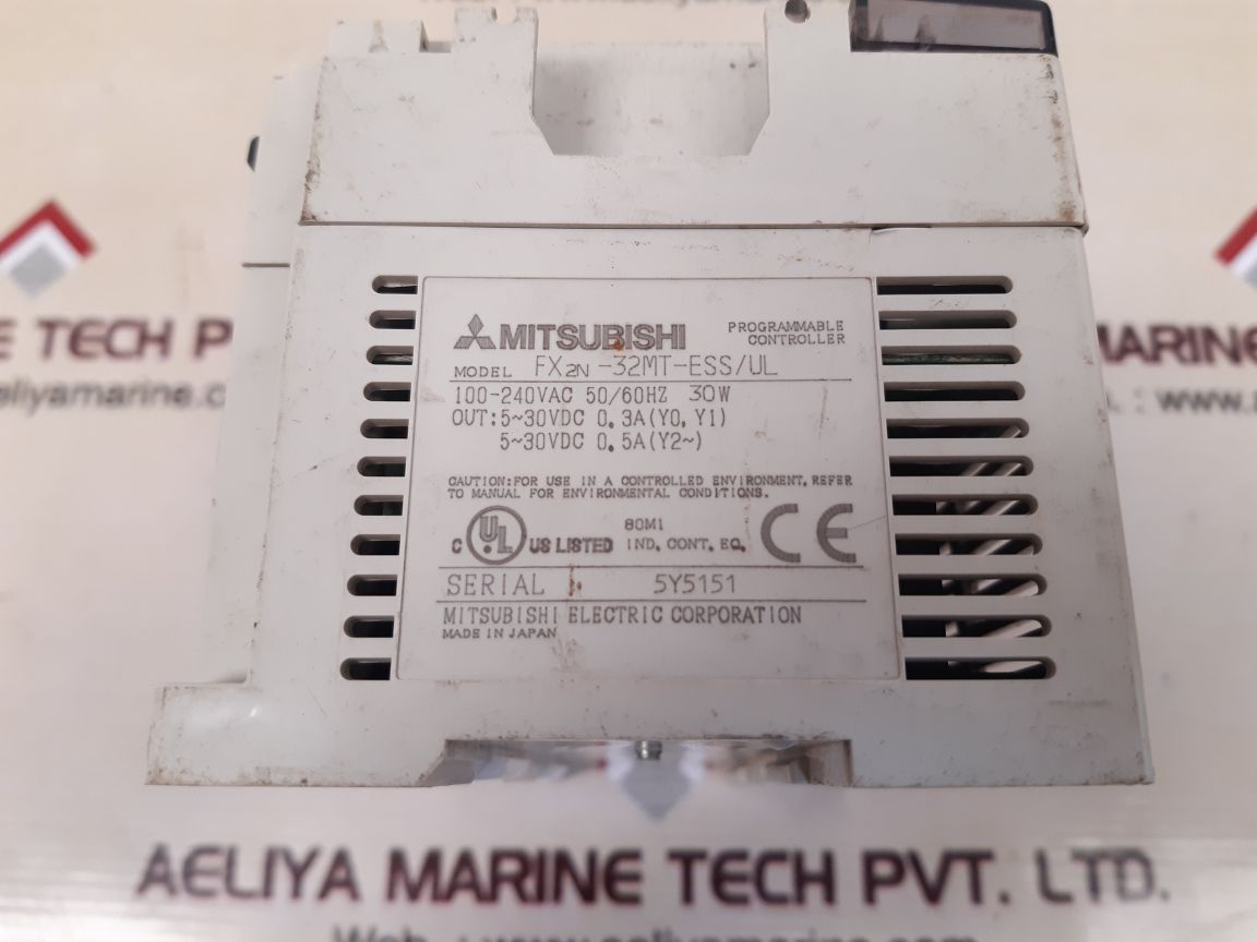 MITSUBISHI FX2N-32MT-ESS/ UL PROGRAMMABLE CONTROLLER